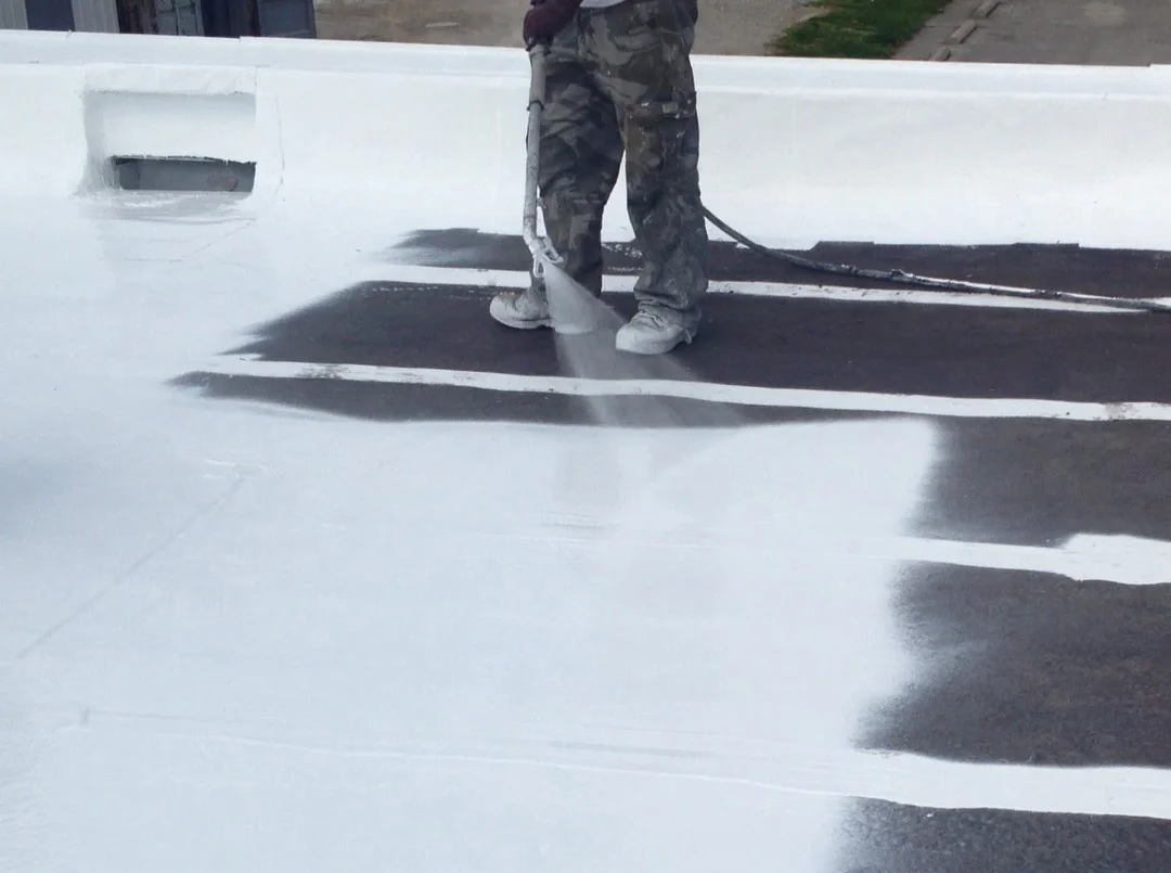Silicone Roof Coating Commercial Roofing Boston MA for Commercial Roofing Contractors Boston